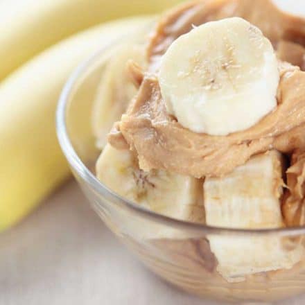 Bananin sladoled z rožičem 1 banana rozic sladoled